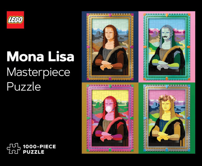 Puzzle s majstrovským dielom: 1 000-dielikové puzzle Mona Lisa