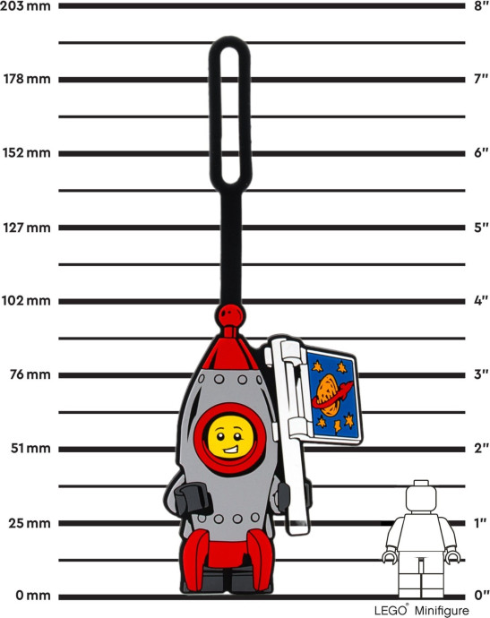 Rocket Boy Bag Tag