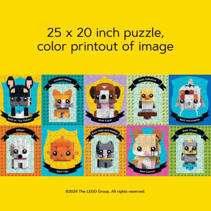 1 000-dielikové puzzle Zvierací kamaráti