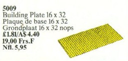 Building Plate 16 x 32 Yellow