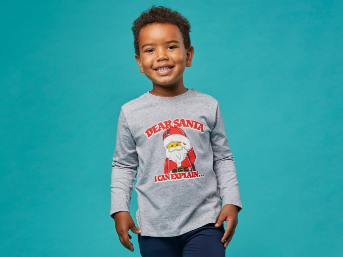 Kids Long Sleeve Dear Santa T Shirt