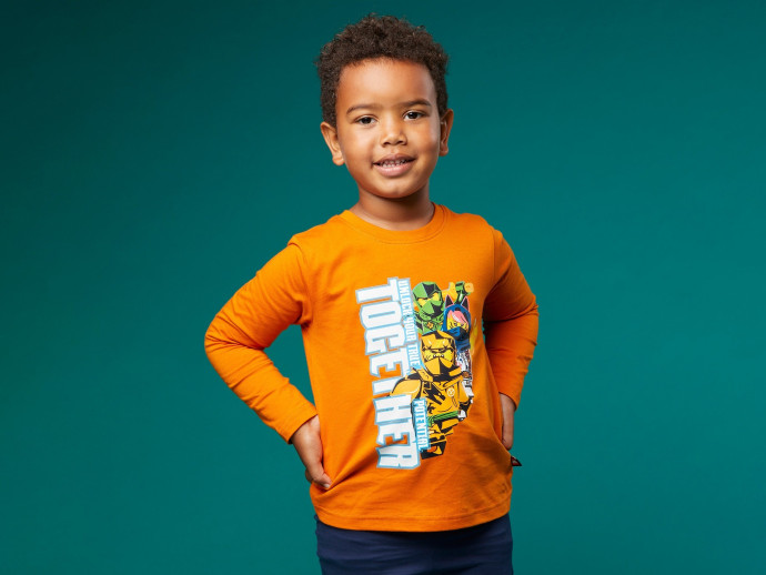 Long Sleeve T Shirt – Dark Orange