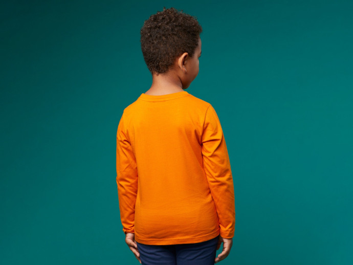 Long Sleeve T Shirt – Dark Orange
