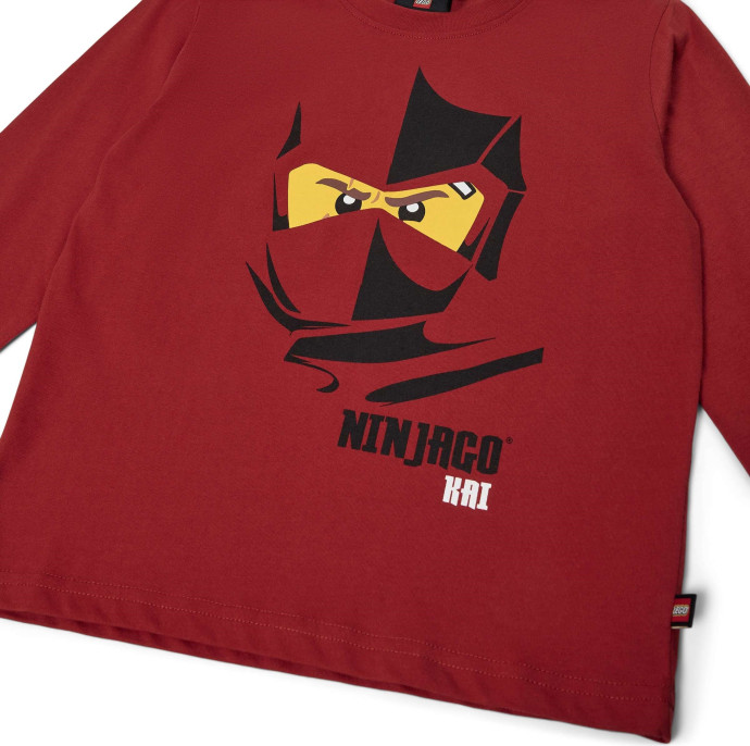 Long Sleeve T Shirt – Dark Red
