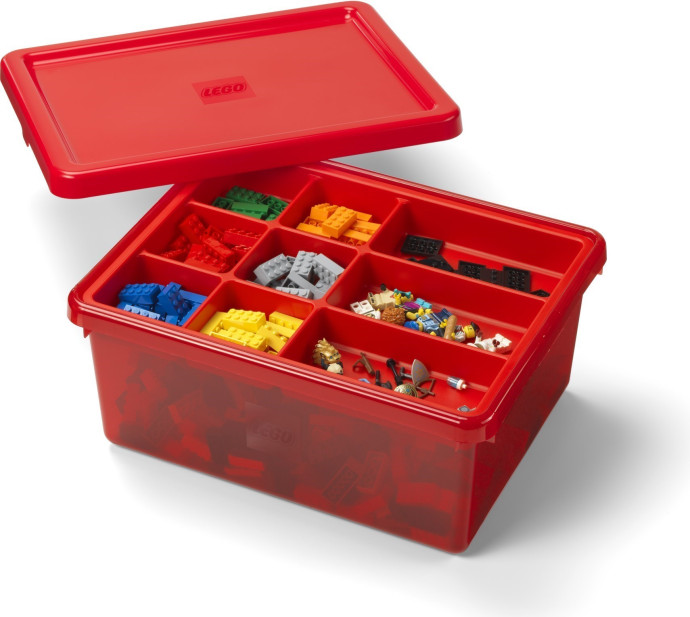 Červený úložný box