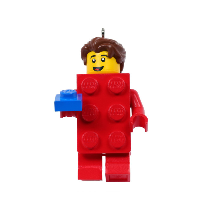 Ozdobný muž v kostýme z kociek