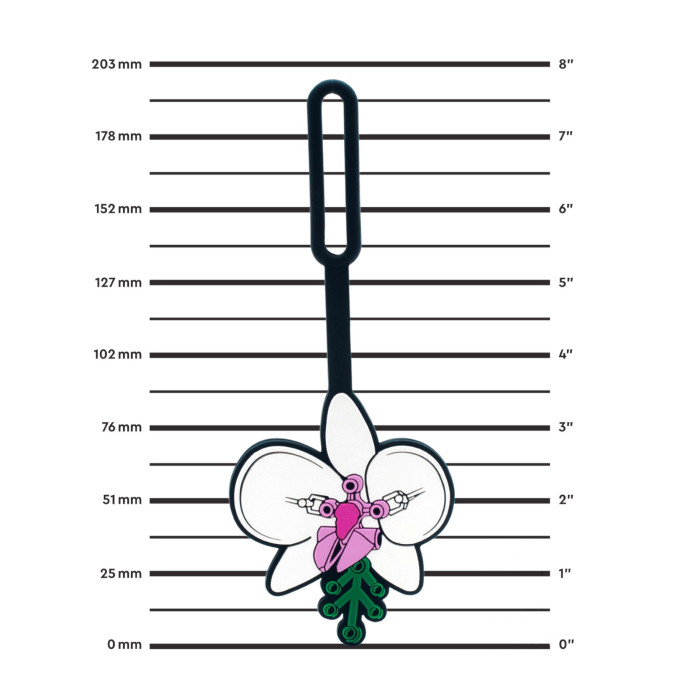 Ozdoba na tašku: Orchidea