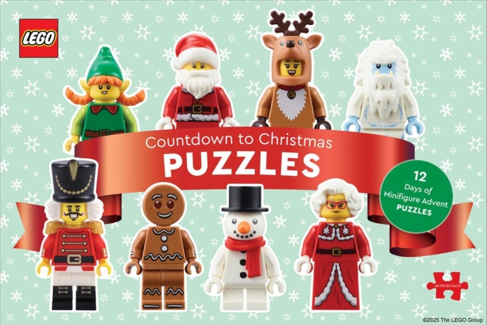 Puzzle – Odpočítavanie do Vianoc: 12 dní s puzzle adventných minifigúrok