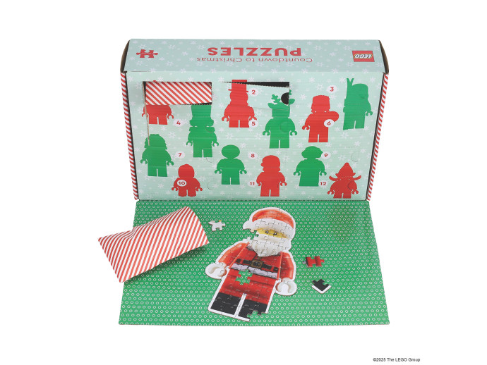 Puzzle – Odpočítavanie do Vianoc: 12 dní s puzzle adventných minifigúrok