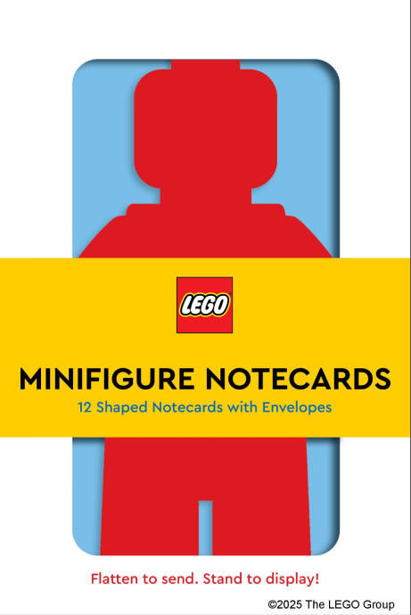 Pohľadnice v tvare minifigúrok: 12 pohľadníc s obálkami