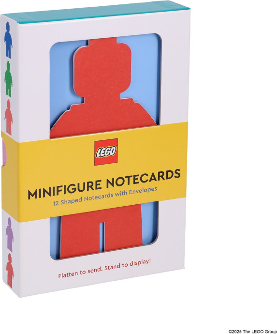 Pohľadnice v tvare minifigúrok: 12 pohľadníc s obálkami