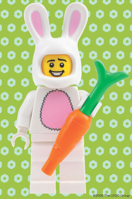 Minipuzzle s tajomnou minifigúrkou – jarné vydanie