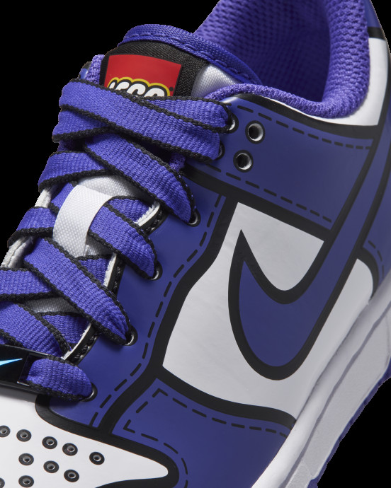 Nízke tenisky Dunk z kolekcie Nike x LEGO® – malé deti