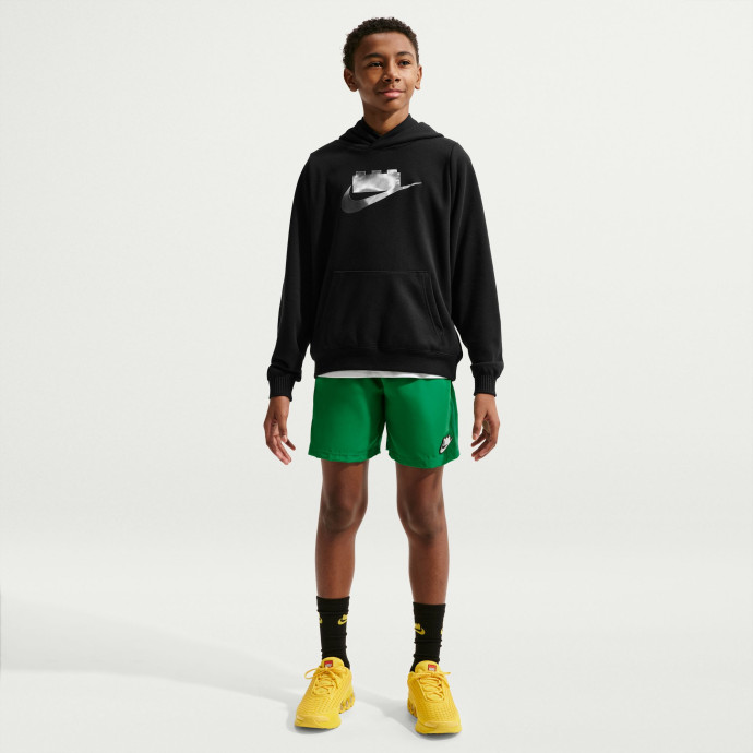 Mikina pre staršie deti z kolekcie Nike x LEGO® – čierna