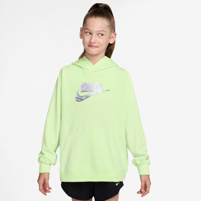 Mikina pre staršie deti z kolekcie Nike x LEGO® – žltozelená