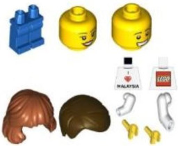 I Love Malaysia Minifigures