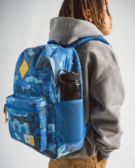 LEGO® Batoh pre mládež Herschel Heritage™ – Modré abstraktné kocky