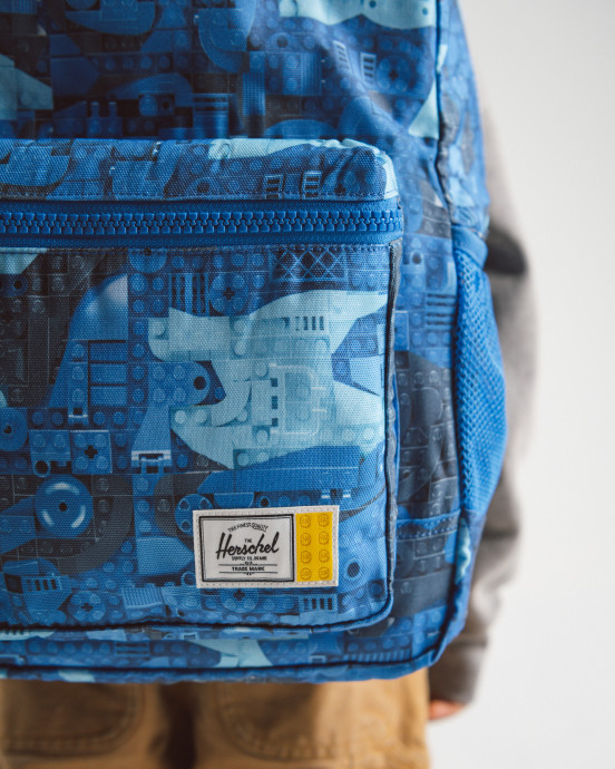 LEGO® Batoh pre mládež Herschel Heritage™ – Modré abstraktné kocky