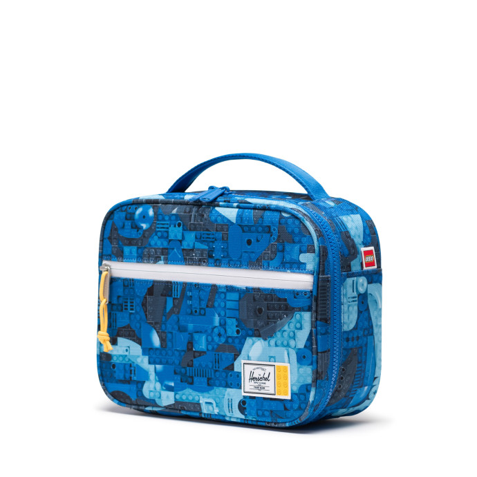 Obedár Pop Quiz Little Herschel™ – Modré abstraktné kocky