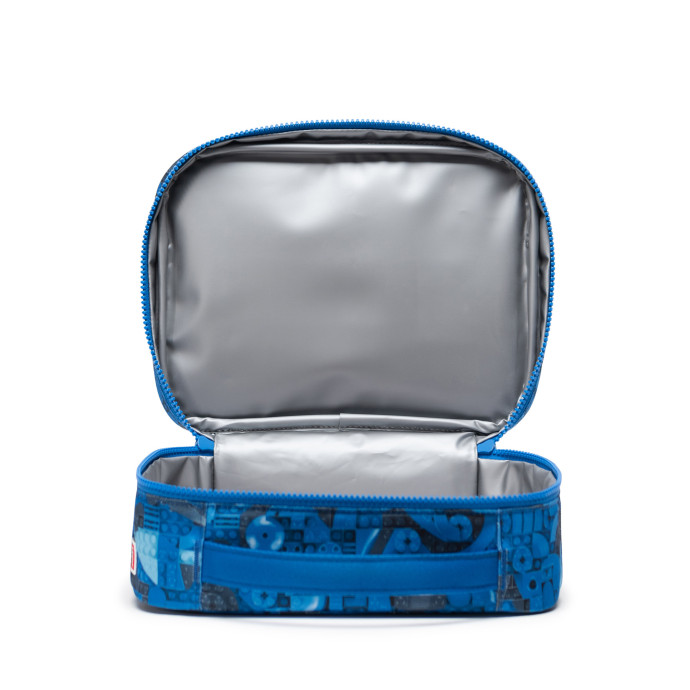 Obedár Pop Quiz Little Herschel™ – Modré abstraktné kocky