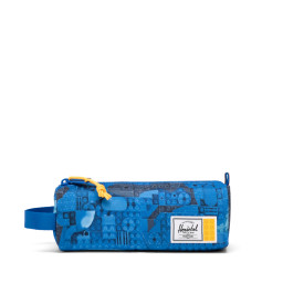 Peračník Little Herschel™ Settlement – Modré abstraktné kocky