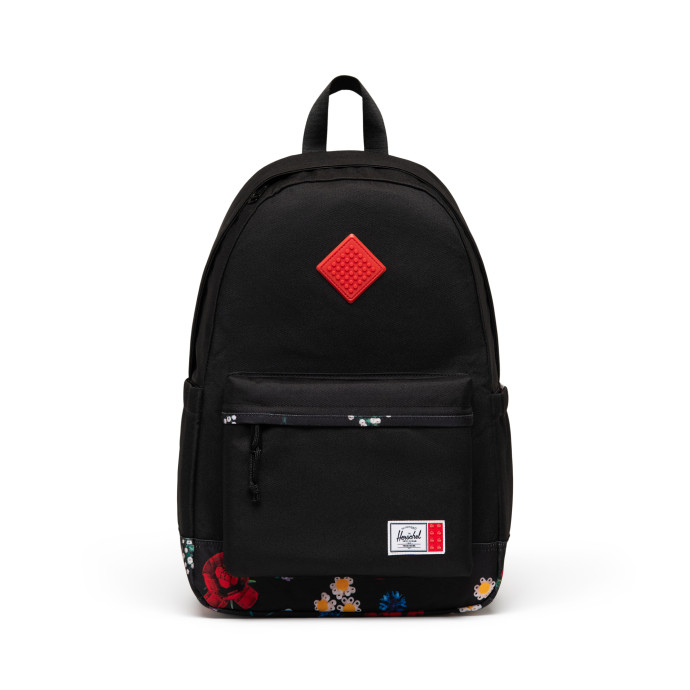 Batoh Herschel Heritage™ – Čierny + padajúce kvety