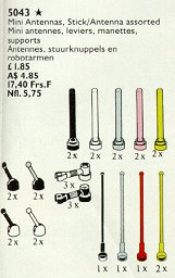 Mini Antennas, Control Sticks and Antennas