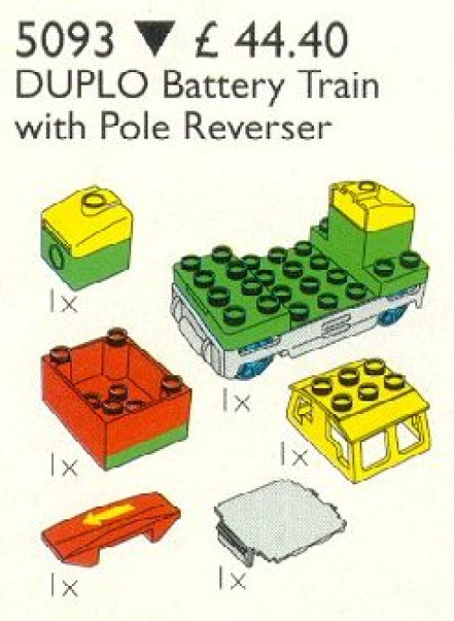 Duplo Battery Train with Polarity Switch