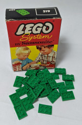 2 X 3 Plate (Flat Roof Bricks with 6 Studs)