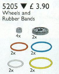 Technic Wheels and Rubber Bands