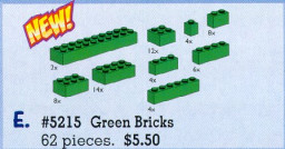 Green Bricks Assorted