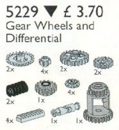 Technic Gear Wheels and Differential Housing
