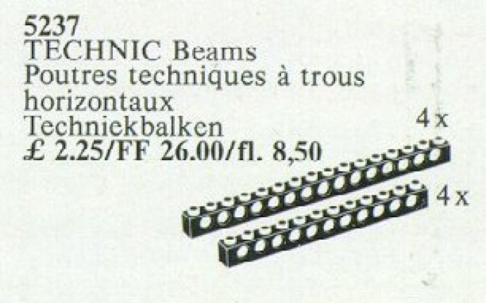 8 Technic Beams Black