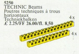 8 Technic Beams Yellow
