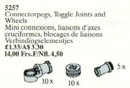 Connector Pegs, Toggle Joints and Wheels