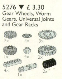 Gear Wheels, Worm Gears and Racks, Universal Joints