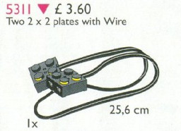 Two 2 x 2 Plates with Wire, 25.6 cm