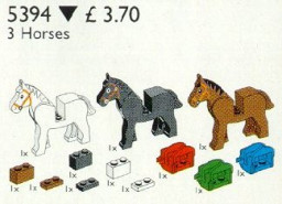 3 Horses and Saddles