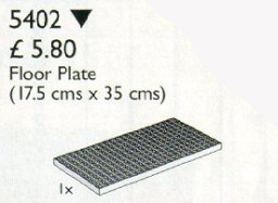 LEGO Scala Floor Plate 17.5 x 35 cm