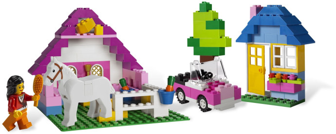 LEGO® Velká růžová krabice kostek