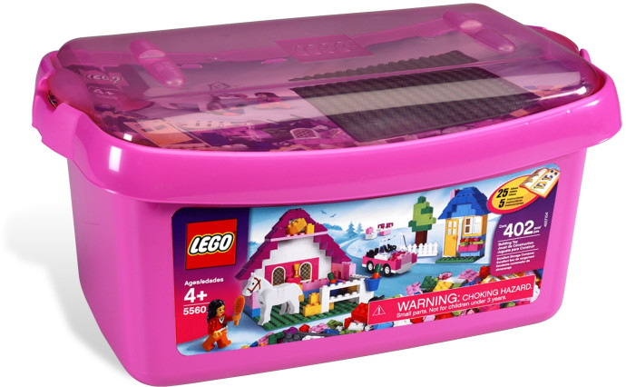 Large Pink Brick Box