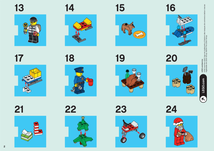 Adventní kalendář LEGO City