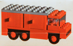 Van with opening doors