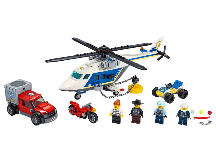 Pronásledování s policejní helikoptérou