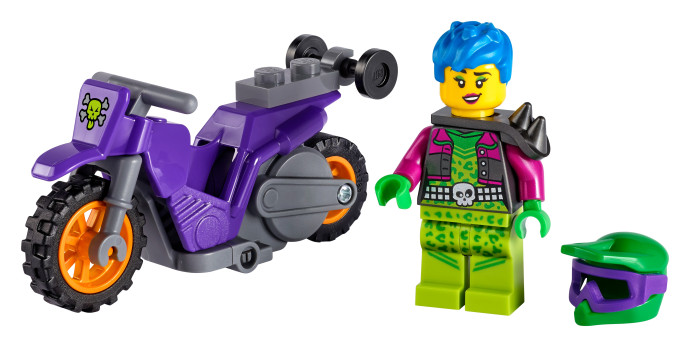Kaskadérská wheelie motorka