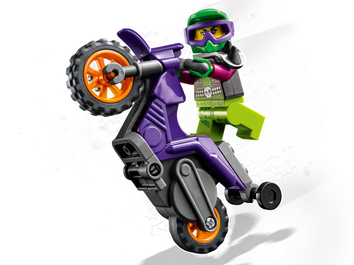 Kaskadérská wheelie motorka