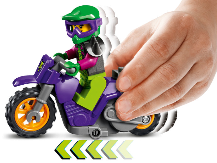Kaskadérská wheelie motorka