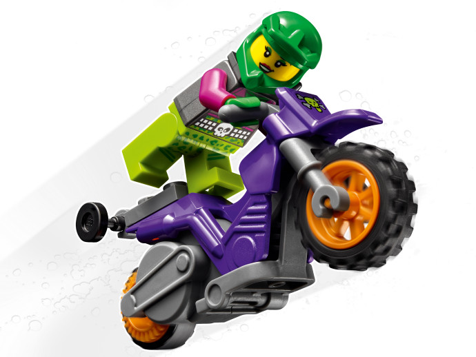 Kaskadérská wheelie motorka