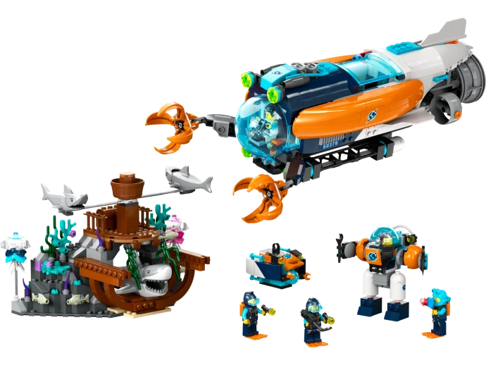 LEGO 60379 Hlubinná průzkumná ponorka