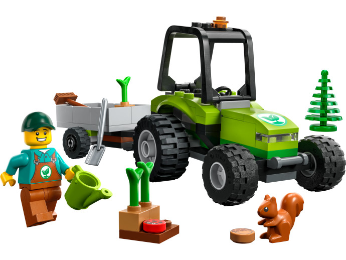 Traktor v parku